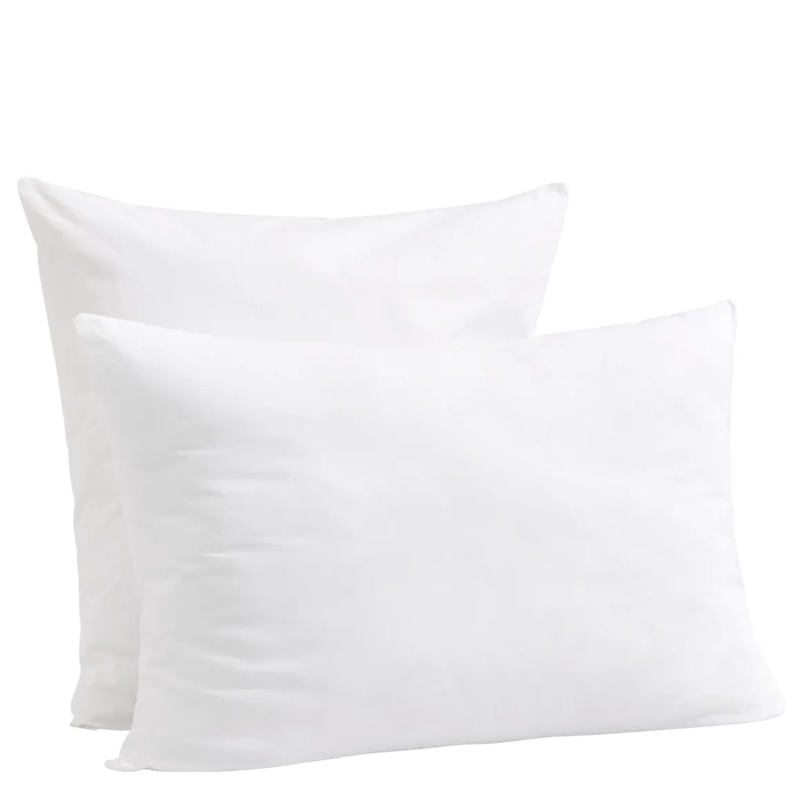 Lot de 2 oreillers éco naturels ferme enveloppe coton bio Someo