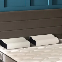 Lot de 2 oreillers ergonomiques Bultex à mémoire de forme 33x52