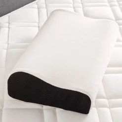 Lot de 2 oreillers ergonomiques Bultex à mémoire de forme 33x52