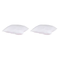 Lot de 2 oreillers recyclés moelleux enveloppe microfibre