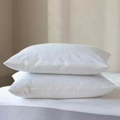 Lot de 2 protège oreillers molleton imperméable 100% coton bio - SOMEO