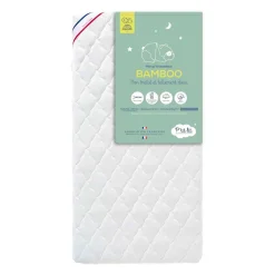 Matelas bébé déhoussable ultra-doux BAMBOO sans traitement