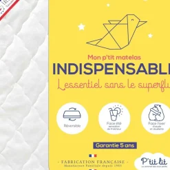 Matelas bébé sans substances nocives L'INDISPENSABLE