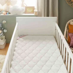 Matelas bébé sans traitement déhoussable coton bio