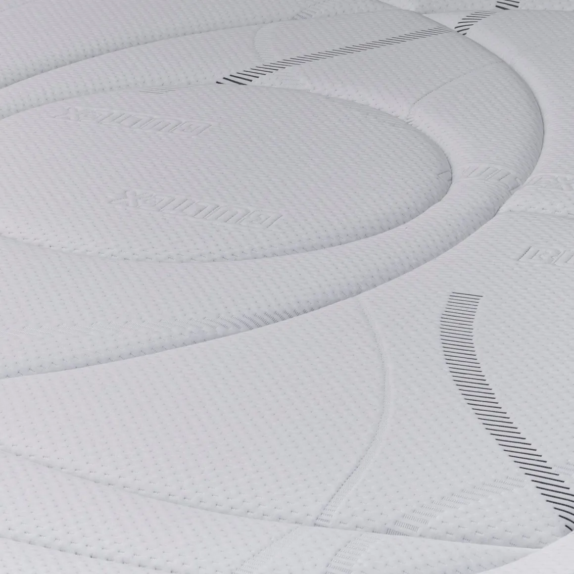 Matelas Bultex nano, mémoire de forme, coton et laine Recovery