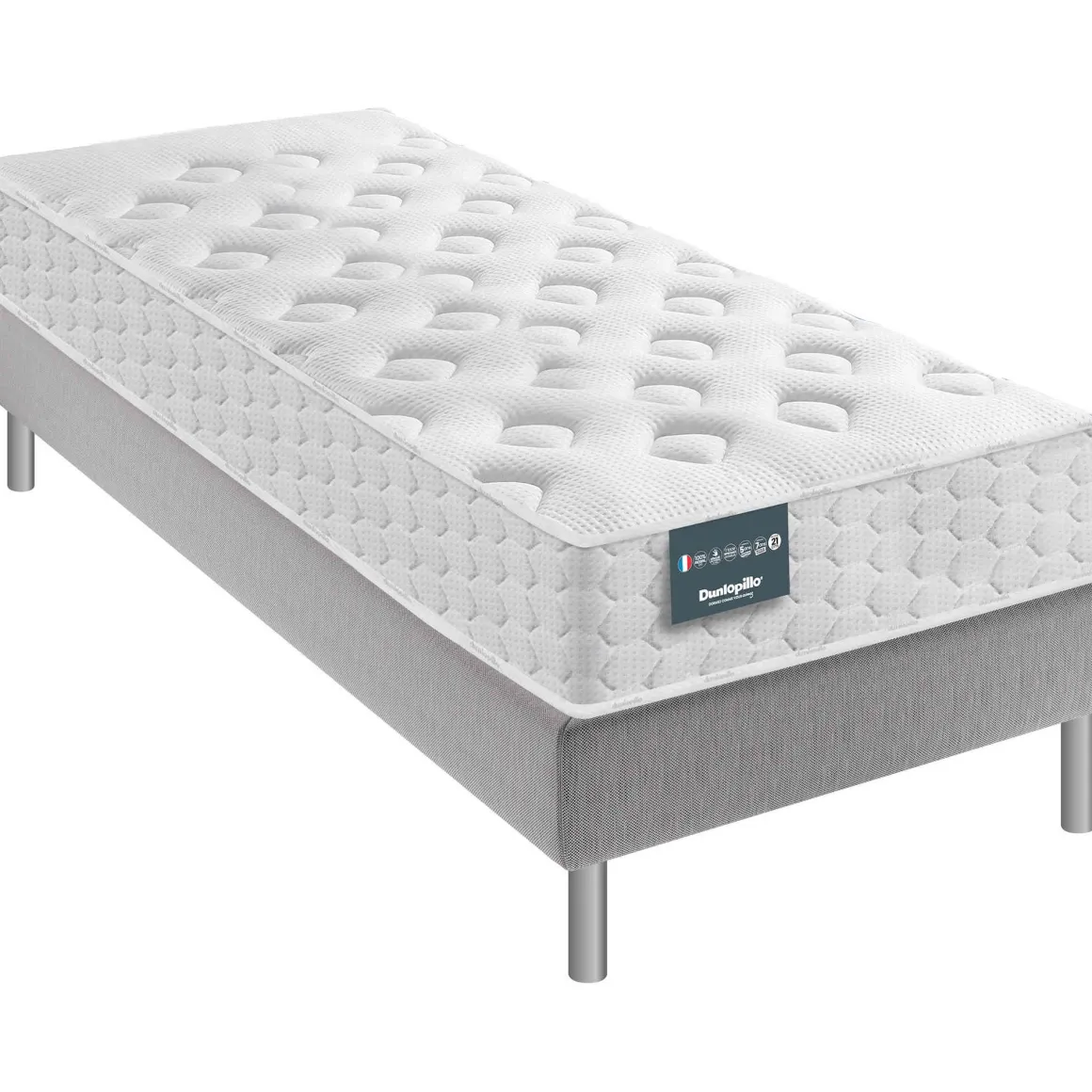 Matelas Dunlopillo mousse mémoire Aérial® moelleux 21cm NARCISSE