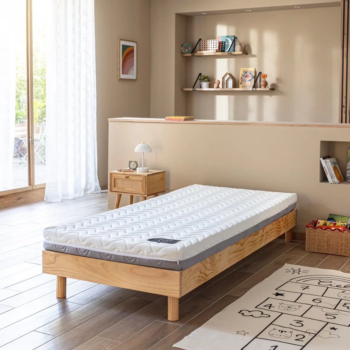 Matelas enfant mousse 12 cm Tranquillité 2.0