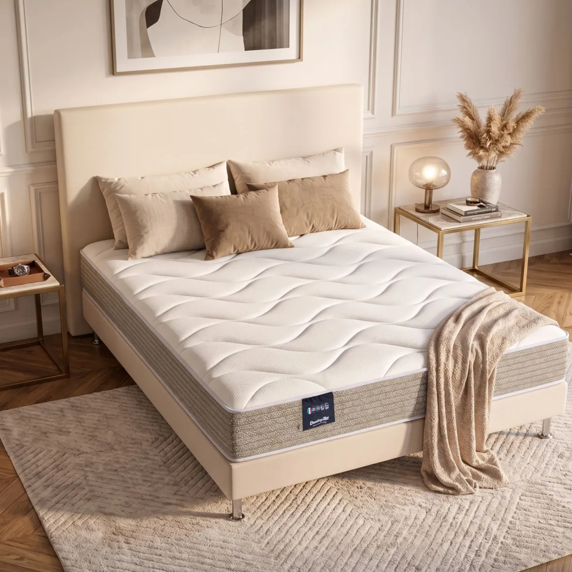 Matelas en mousse HR ferme Dunlopillo Tulipe 2