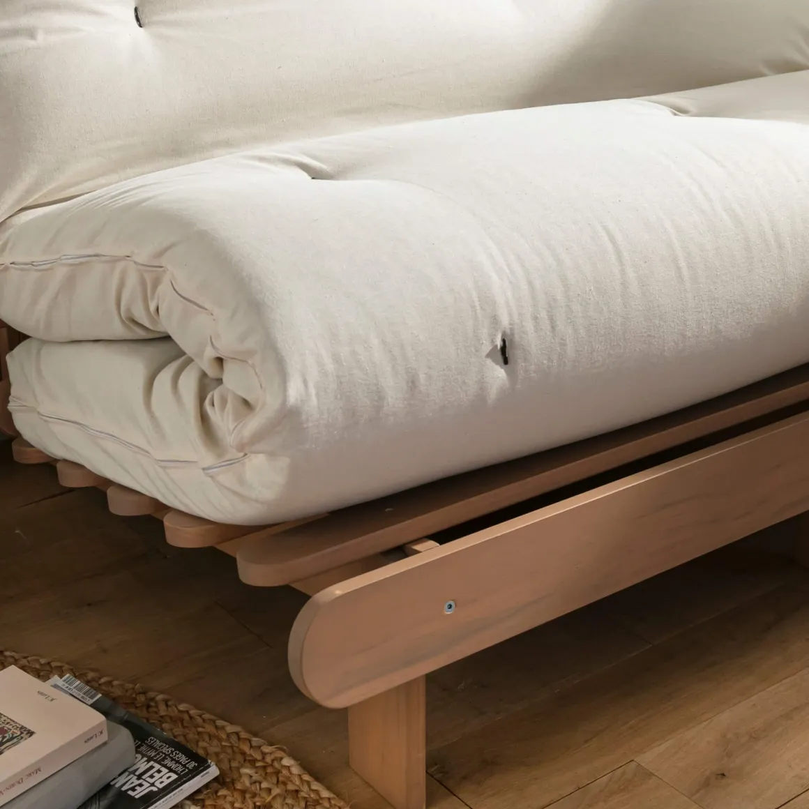 Matelas futon coeur en mousse à mémoire de forme
