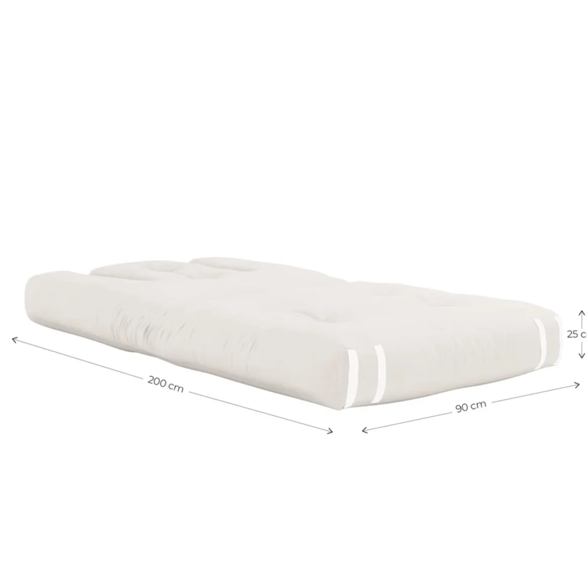 Matelas futon et fauteuil 2 en 1 HIPPO 90x200