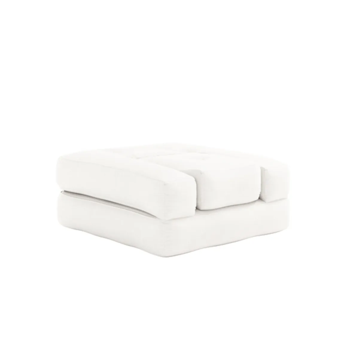 Matelas futon et pouf 2 en 1 CUBE 90x190