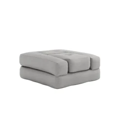 Matelas futon et pouf 2 en 1 CUBE 90x190