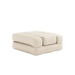 Matelas futon et pouf 2 en 1 CUBE 90x190