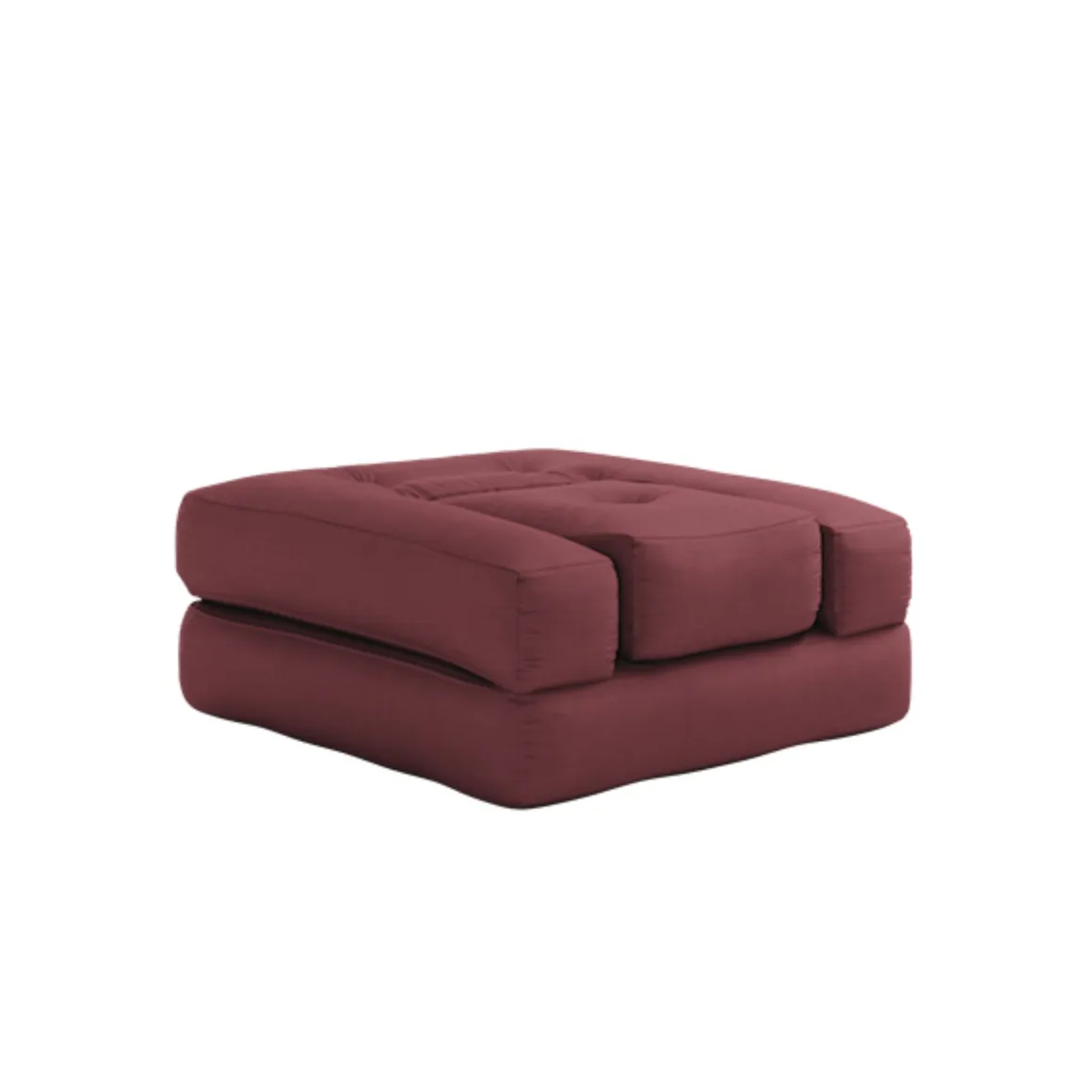Matelas futon et pouf 2 en 1 CUBE 90x190