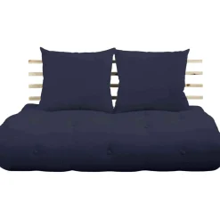 Matelas futon et tête de lit bois massif naturel SHIN SANO 140x200