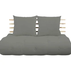 Matelas futon et tête de lit bois massif naturel SHIN SANO 140x200