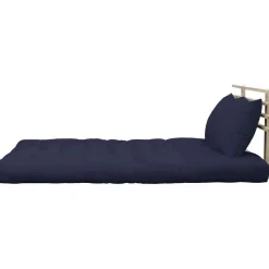 Matelas futon et tête de lit bois massif naturel SHIN SANO 140x200