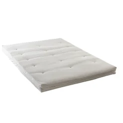 Matelas futon latex ferme tissu velours côtelé - Terre de Nuit