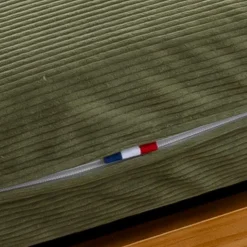 Matelas futon latex ferme tissu velours côtelé - Terre de Nuit