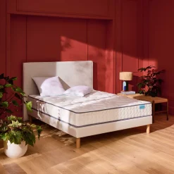 Matelas Merinos ressorts ensachés et mémoire de forme Beauty Bed