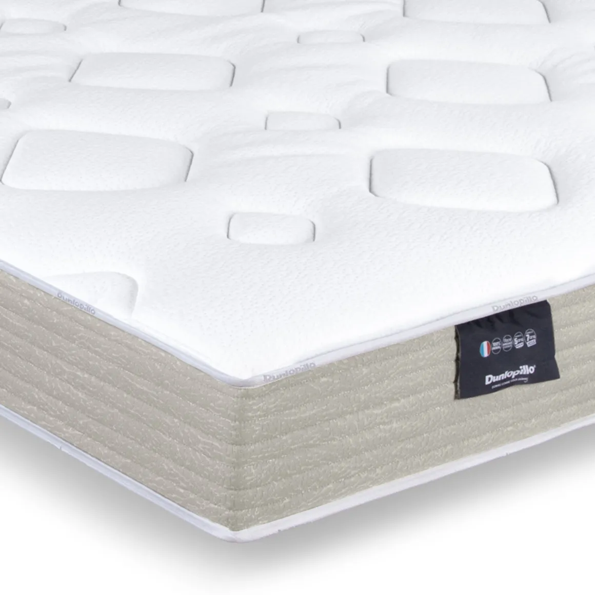 Matelas mousse HR ferme Dunlopillo Lilas 2
