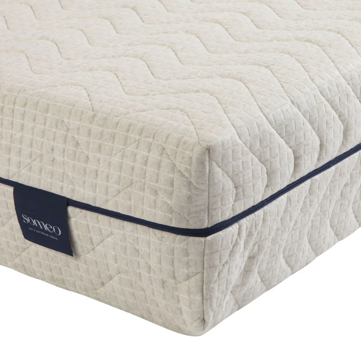 Matelas naturel ressorts et latex naturel Aube 600 - SOMEO