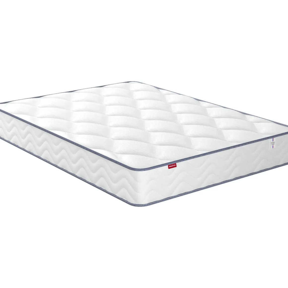 Matelas ressorts ensachés + mousse mémoire Merinos SWEETY