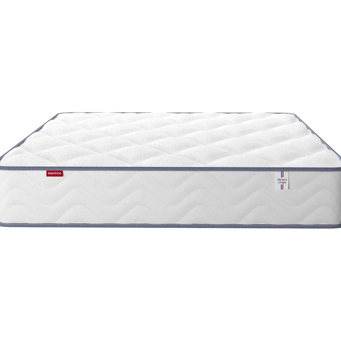 Matelas ressorts ensachés + mousse mémoire Merinos SWEETY