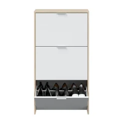 Meuble à chaussures avec 3 portes, capacité 18 paires - MC81011
