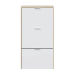 Meuble à chaussures avec 3 portes, capacité 18 paires - MC81011
