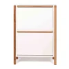 Meuble à chaussures 2 tiroirs en bois blanc - MC0051