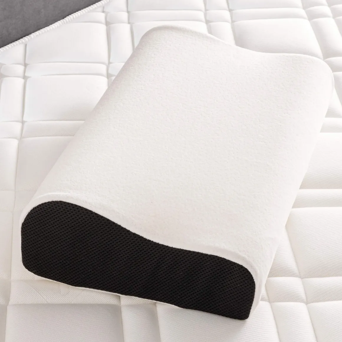 Oreiller ergonomique Bultex à mémoire de forme 33x52