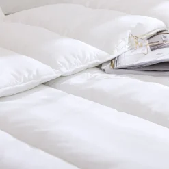 Pack couette hiver 550g et oreiller éco naturel moelleux 60x60