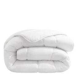 Pack couette hiver 550g et oreiller éco naturel moelleux 60x60