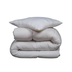 Pack couette mi-saison 350g et oreiller luxe anti-acariens Someo