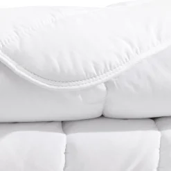 Pack couette mi-saison 350g et oreiller éco naturel moelleux enveloppe coton bio Someo