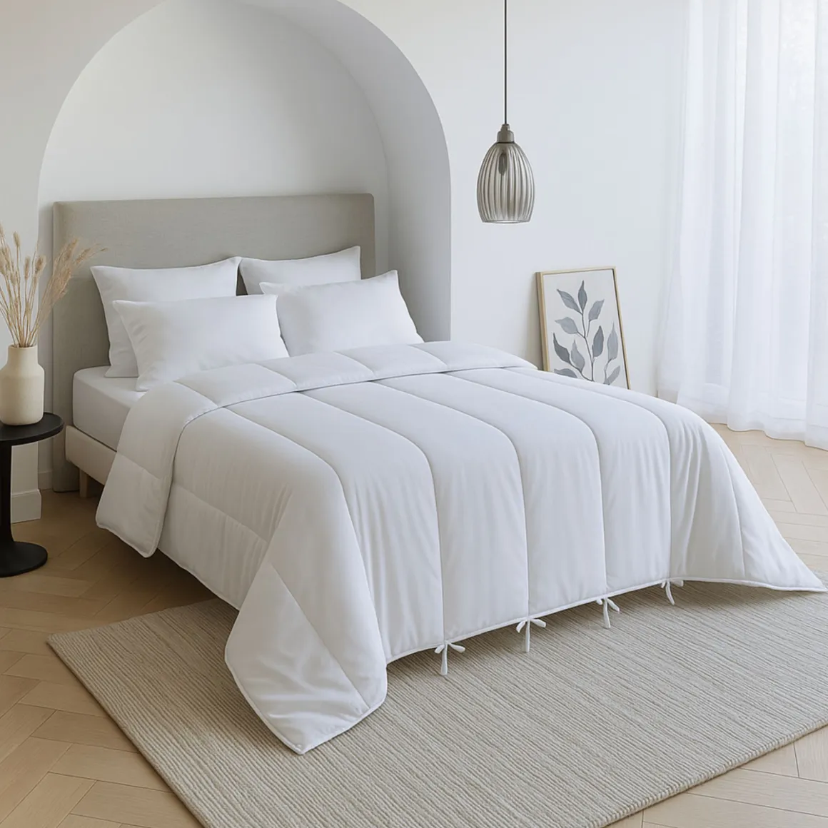 Pack couette 4 saisons et oreiller anti-acariens - Someo