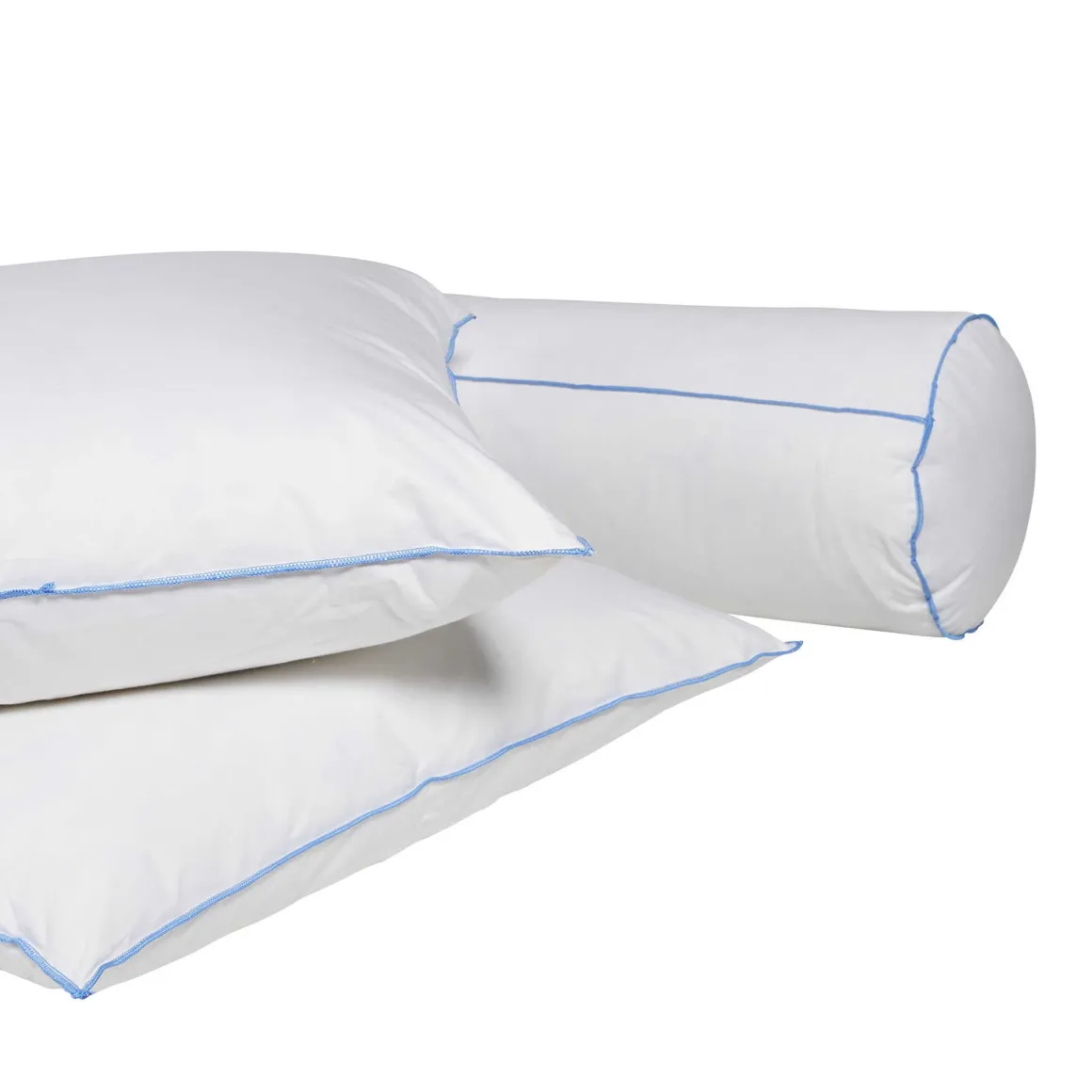 Pack oreiller et traversin moelleux duvet de canard anti-allergènes Someo