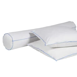 Pack oreiller et traversin moelleux/ferme duvet de canard anti-allergènes Someo