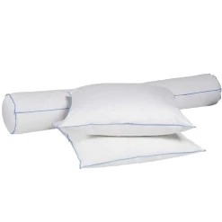 Pack oreiller et traversin moelleux/ferme duvet de canard anti-allergènes Someo