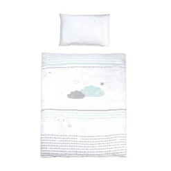 Parure de lit bébé Happy cloud 100x135 cm