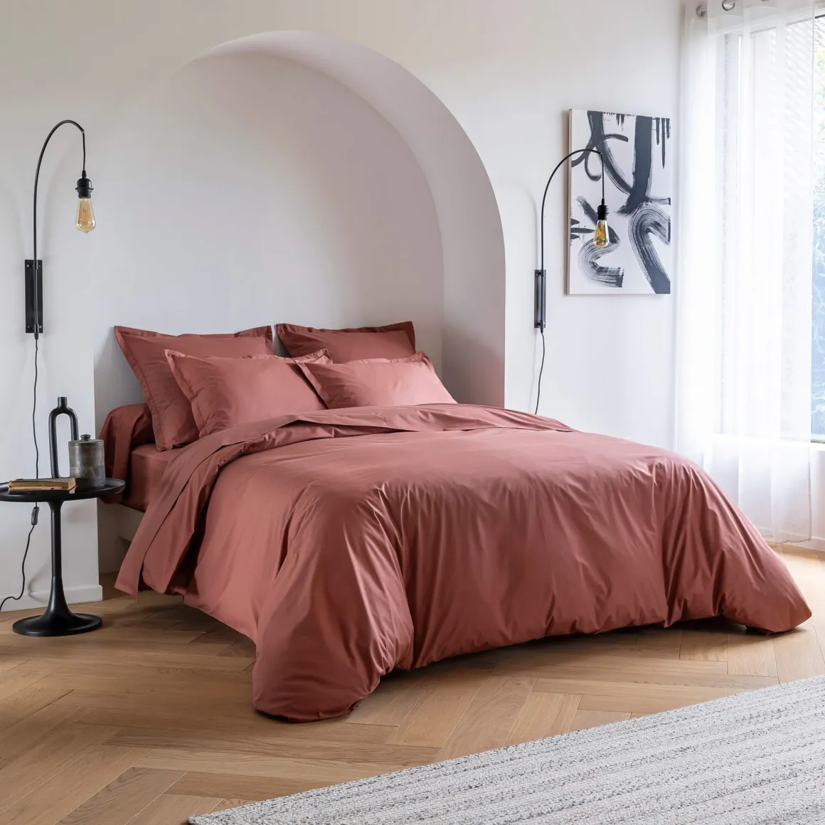 Parure de lit coton percale - SOMEO