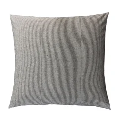 Parure de lit coton rayure gris Terre de Nuit Eden