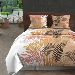 Parure de lit Jungle blanc