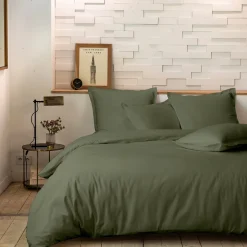 Parure de lit percale de coton Terre de Nuit