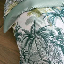 Parure de lit percale Trinidad mousson - Tradilinge