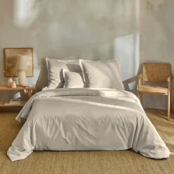 Parure de lit percale unie