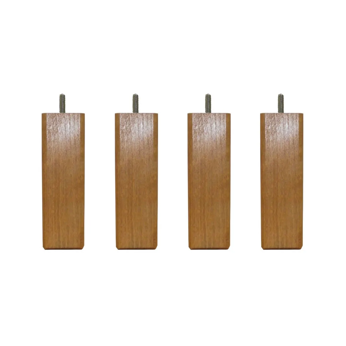 4 pieds carré bois 15 cm