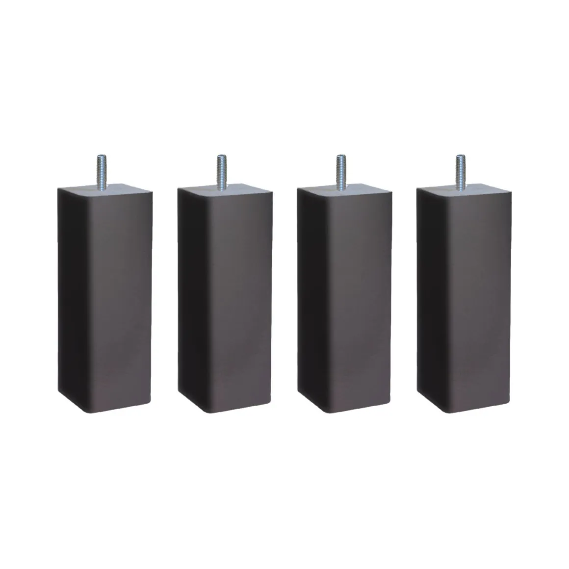 4 pieds carré bois 15 cm