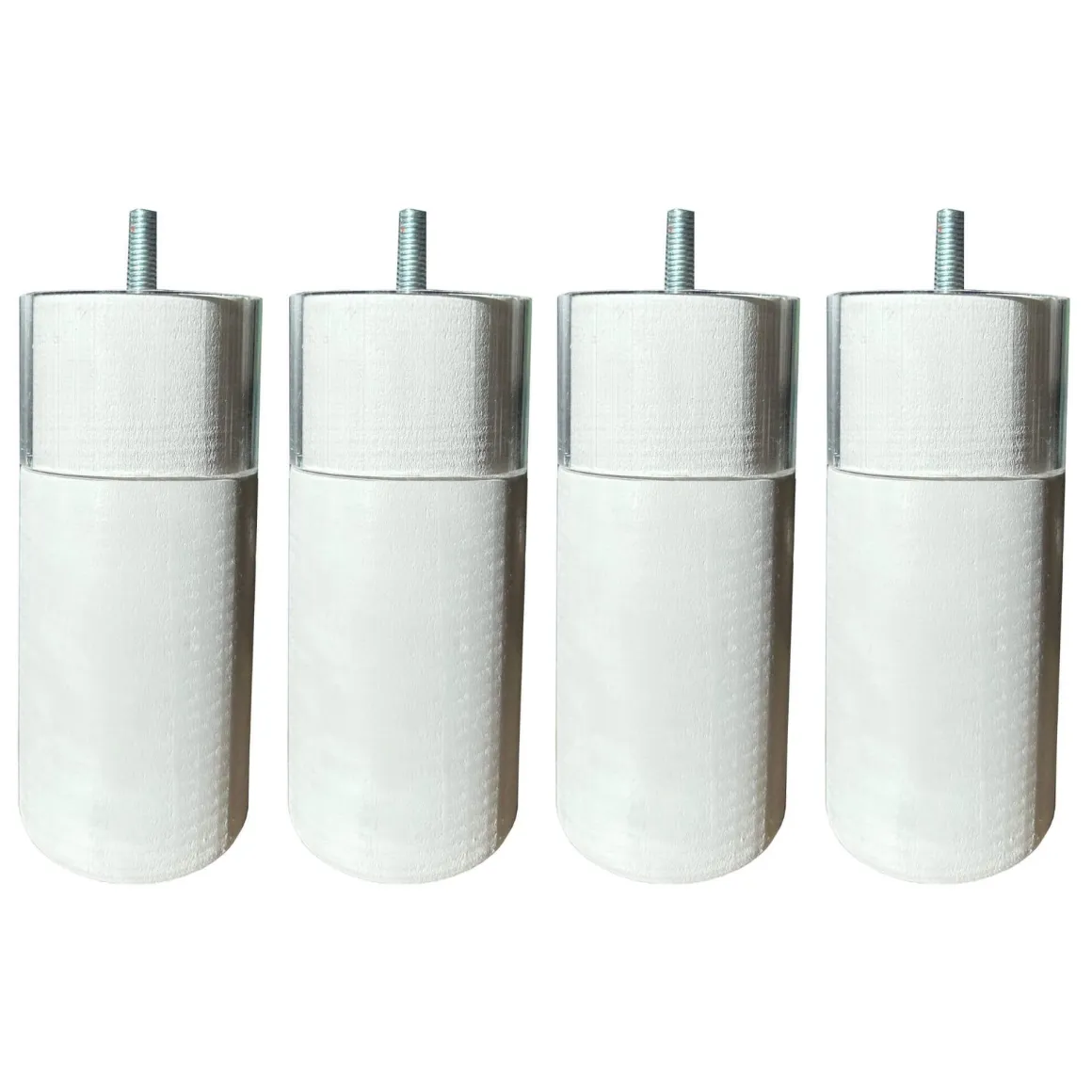 4 pieds cylindriques anti-punaises